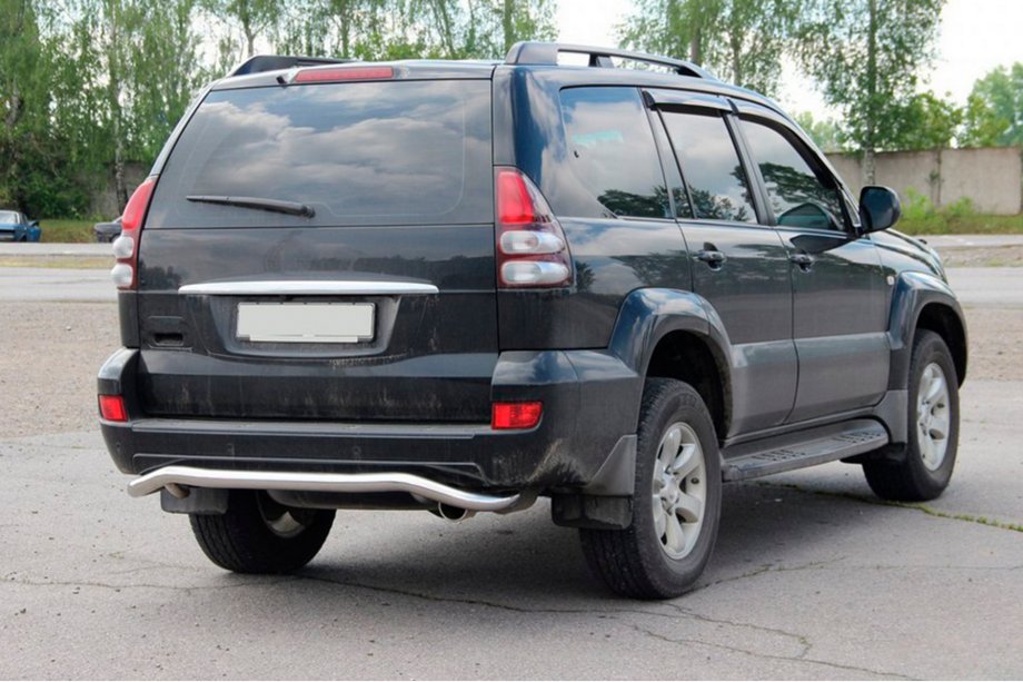 Toyota Land Cruiser Prado 120 2002–2009 Zadní ochranný rám AK008 Fotografie 3