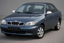 Daewoo Lanos 1998–2017 Chromové kryty zpětných zrcátek (2 ks) fotografie 2