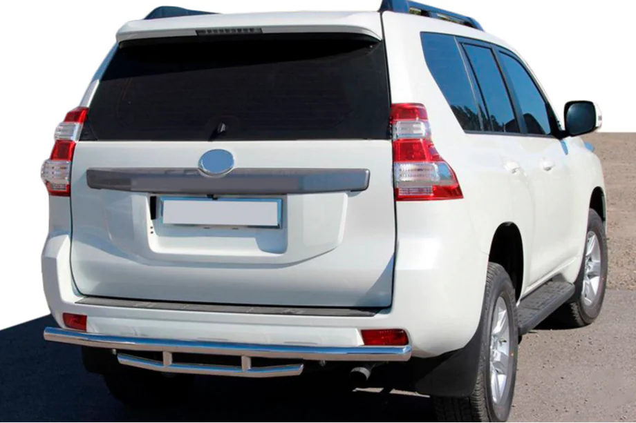 Toyota Land Cruiser Prado 150 2009–2023 Zadní ochranný rám AK002-2v1 (nerez) Image