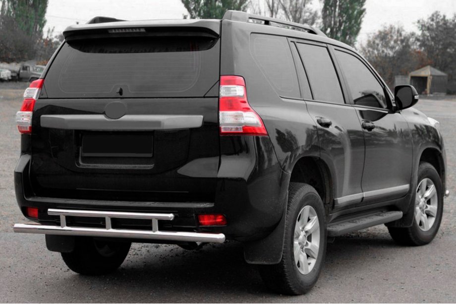 Toyota Land Cruiser Prado 150 2009–2023 Zadní ochranný rám AK002-2v2 (nerez) Image