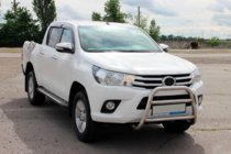 Toyota Hilux 2015– Přední ochranný rám WT023 (nerez) fotografie 2