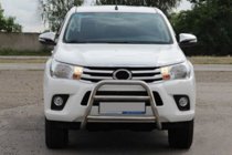 Toyota Hilux 2015– Přední ochranný rám WT023 (nerez) fotografie 3