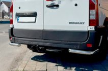 Renault Master 2011–2023 Zadní rohy AK003 (2 ks, nerez) fotografie 7