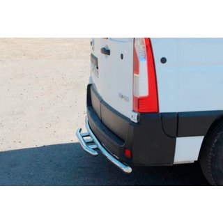 Zadní ochranný rám AK011 (nerez) Renault Master 2011–2023 fotografie 1
