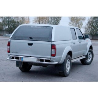 Zadní ochranný rám AK004 (nerez) Nissan NP300 1999–2015 fotografie 3