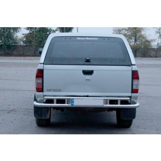 Zadní ochranný rám AK004 (nerez) Nissan NP300 1999–2015 fotografie 2
