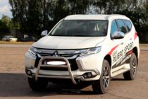 Mitsubishi Pajero Sport 2015– Bullbar WT022 (nerez) fotografie 3