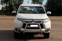 Mitsubishi Pajero Sport 2015– Bullbar WT022 (nerez) fotografie 2
