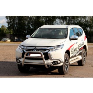 Bullbar WT022 (nerez) Mitsubishi Pajero Sport 2015– fotografie 3
