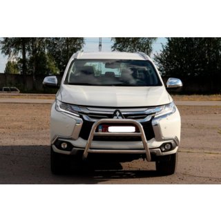 Bullbar WT022 (nerez) Mitsubishi Pajero Sport 2015– fotografie 2