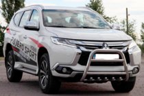 Mitsubishi Pajero Sport 2015– Přední ochranný rám WT008 (nerez) fotografie 2
