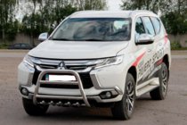 Mitsubishi Pajero Sport 2015– Přední ochranný rám WT008 (nerez) fotografie 3