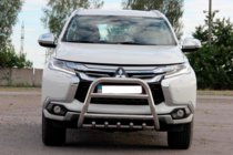 Mitsubishi Pajero Sport 2015– Přední ochranný rám WT008 (nerez) fotografie 5