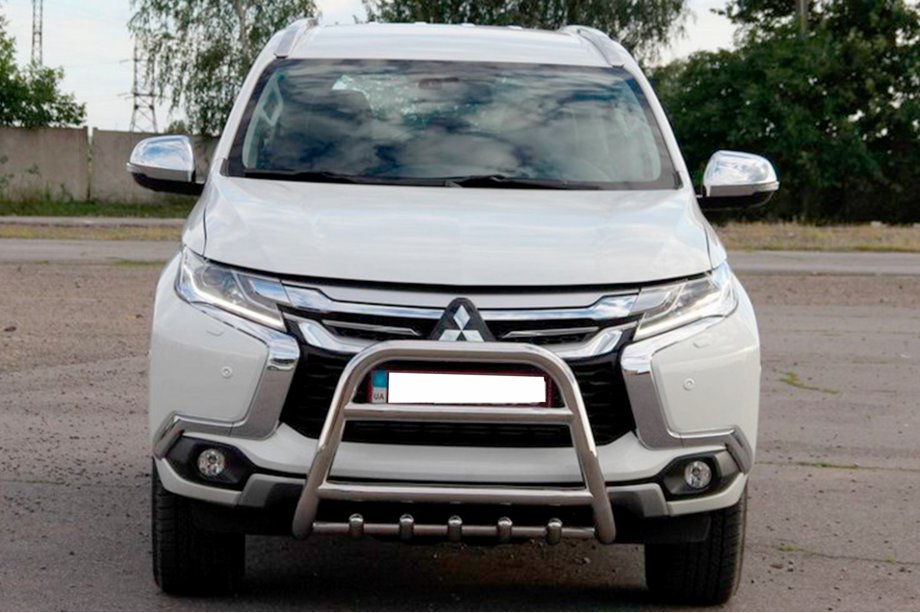 Mitsubishi Pajero Sport 2015– Přední ochranný rám WT008 (nerez) Image