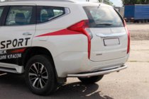 Mitsubishi Pajero Sport 2015– Zadní ochranný rám AK005 (nerez) fotografie 1