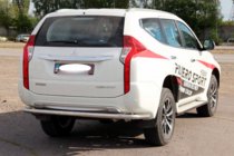 Mitsubishi Pajero Sport 2015– Zadní ochranný rám AK005 (nerez) fotografie 6