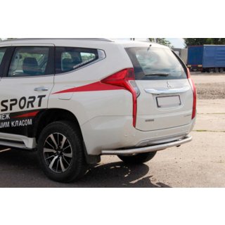 Zadní ochranný rám AK005 (nerez) Mitsubishi Pajero Sport 2015– fotografie 1