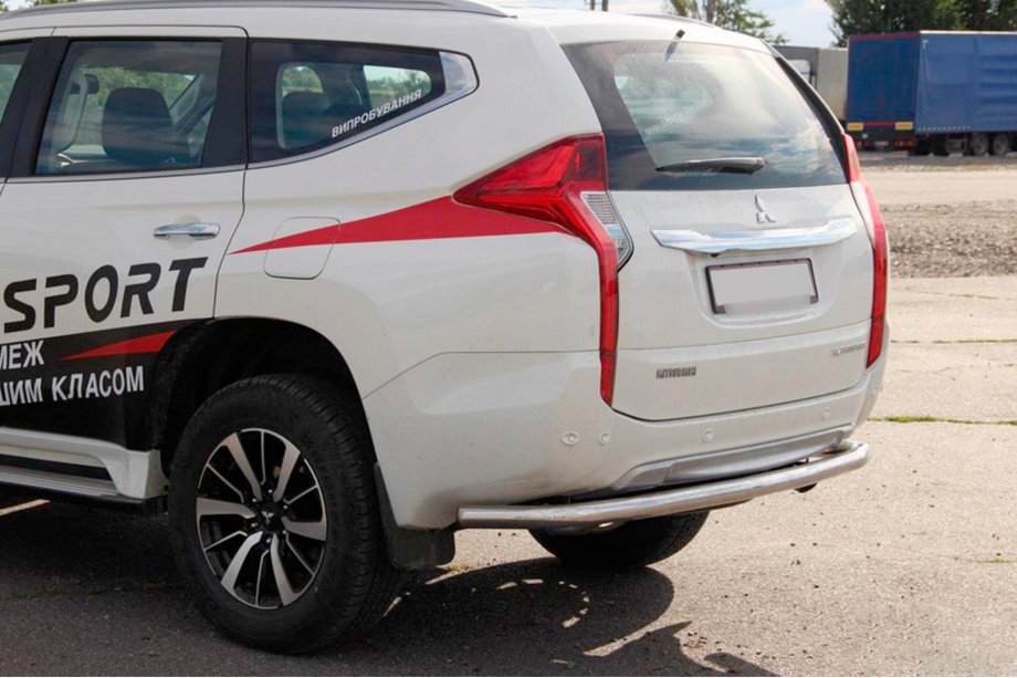 Mitsubishi Pajero Sport 2015– Zadní ochranný rám AK005 (nerez) Image