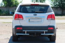 Kia Sorento II XM 2009–2014 Zadní ochranný rám AK002-2 (nerez) fotografie 3
