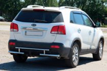 Kia Sorento II XM 2009–2014 Zadní ochranný rám AK002-2 (nerez) fotografie 4