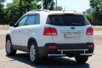 Kia Sorento II XM 2009–2014 Zadní ochranný rám AK002-2 (nerez) fotografie 2