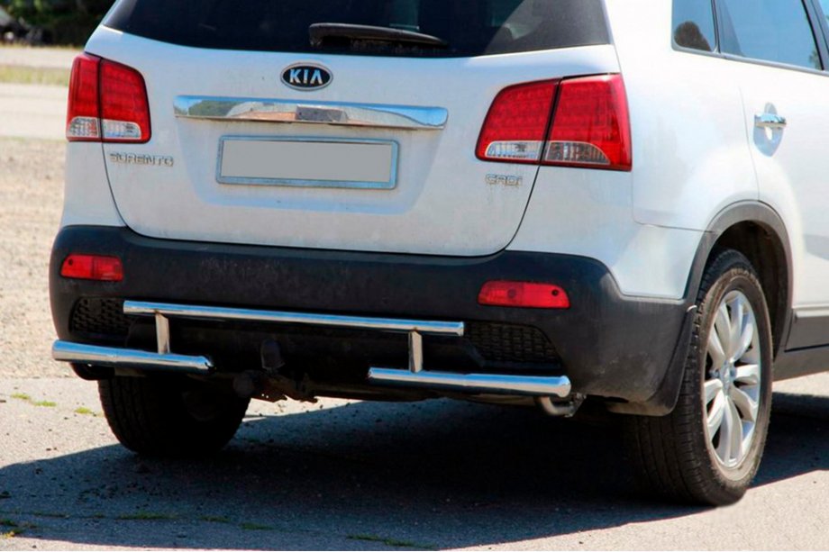 Kia Sorento II XM 2009–2014 Zadní ochranný rám AK002-2 (nerez) Image