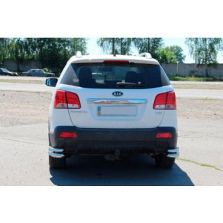 Zadní dvojité rohové oblouky AK003-dvojitý (nerez) Kia Sorento II XM 2009–2014 fotografie 3