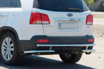 Kia Sorento II XM 2009–2014 Zadní ochranný rám AK003-2 (nerez) fotografie 3