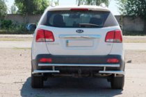 Kia Sorento II XM 2009–2014 Zadní ochranný rám AK003-2 (nerez) fotografie 2