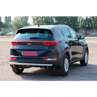Zadní ochranný rám AK002 (nerez) Kia Sportage 2015–2021 fotografie 2