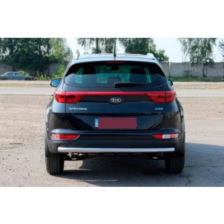 Zadní ochranný rám AK002 (nerez) Kia Sportage 2015–2021 fotografie 3