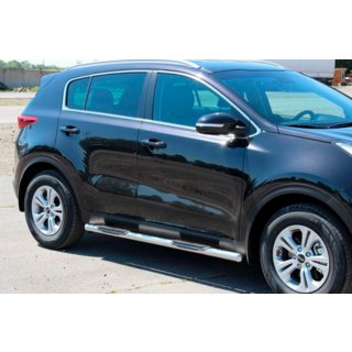 Boční nerezové trubky BB002 (2 ks) Kia Sportage 2015–2021 fotografie 1