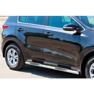 Boční nerezové trubky BB002 (2 ks) Kia Sportage 2015–2021 fotografie 4