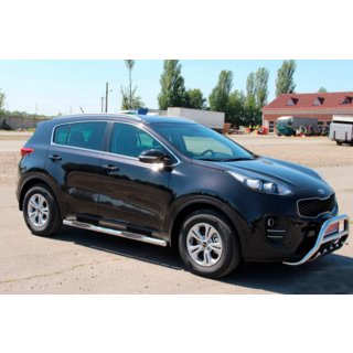 Boční nerezové trubky BB002 (2 ks) Kia Sportage 2015–2021 fotografie 3