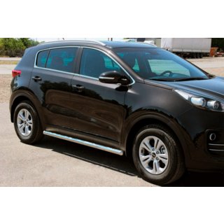 Boční trubky BB001 (2 ks, nerez) Kia Sportage 2015–2021 fotografie 1