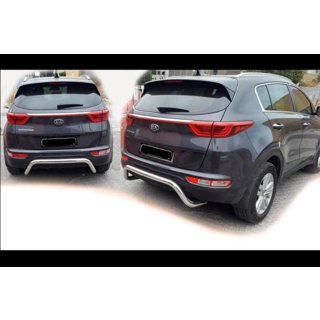 Zadní ochranný rám AK007 (nerez) Kia Sportage 2015–2021 fotografie 1