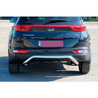 Zadní ochranný rám AK007 (nerez) Kia Sportage 2015–2021 fotografie 2