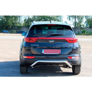 Zadní ochranný rám AK007 (nerez) Kia Sportage 2015–2021 fotografie 4