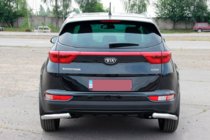 Kia Sportage 2015–2021 Zadní ochranné rohy AK003 (nerez) fotografie 5