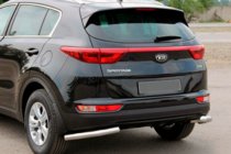 Kia Sportage 2015–2021 Zadní ochranné rohy AK003 (nerez) fotografie 1
