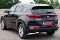 Kia Sportage 2015–2021 Zadní ochranné rohy AK003 (nerez) fotografie 3