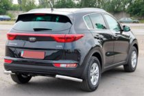 Kia Sportage 2015–2021 Zadní ochranné rohy AK003 (nerez) fotografie 4