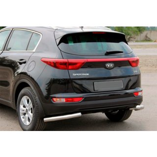 Zadní ochranné rohy AK003 (nerez) Kia Sportage 2015–2021 fotografie 1
