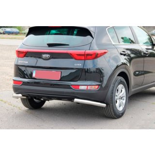 Zadní ochranné rohy AK003 (nerez) Kia Sportage 2015–2021 fotografie 2