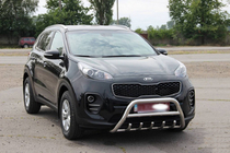 Kia Sportage 2015–2021 Přední ochranný rám WT003 (nerez) fotografie 5