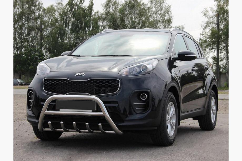 Kia Sportage 2015–2021 Přední ochranný rám WT003 (nerez) Image