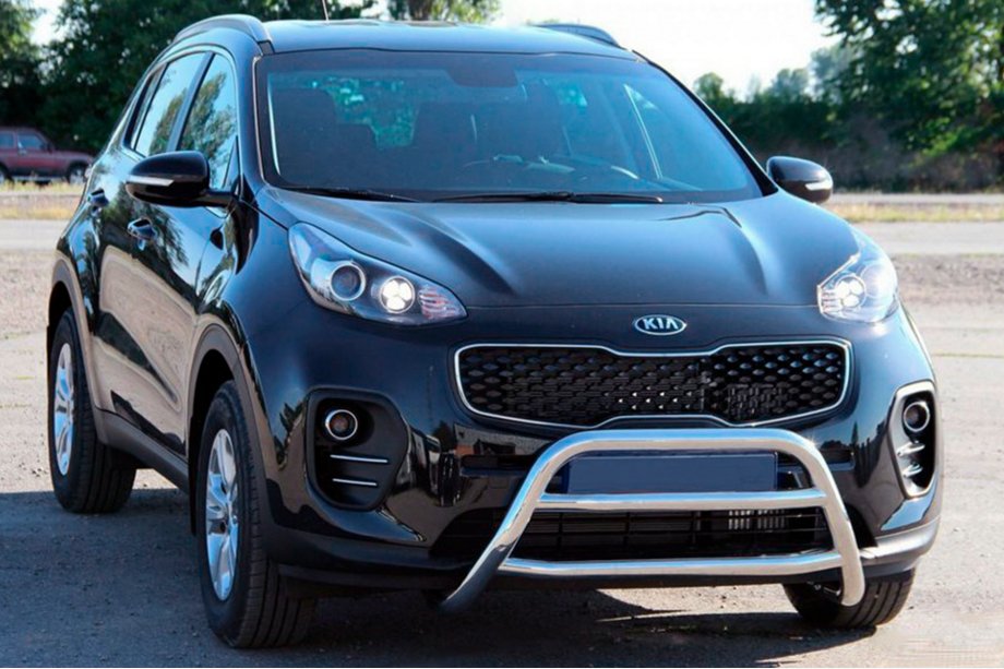 Kia Sportage 2015–2021 Přední ochranný rám WT023 (nerez) Image