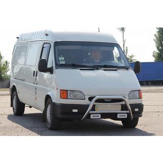 Přední ochranný rám WT006 (nerez) Ford Transit 1991–2000 fotografie 1