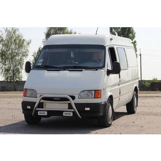 Přední ochranný rám WT006 (nerez) Ford Transit 1991–2000 fotografie 2