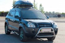 Hyundai Tucson JM 2004– Přední ochranný rám (nerez) WT025 fotografie 3